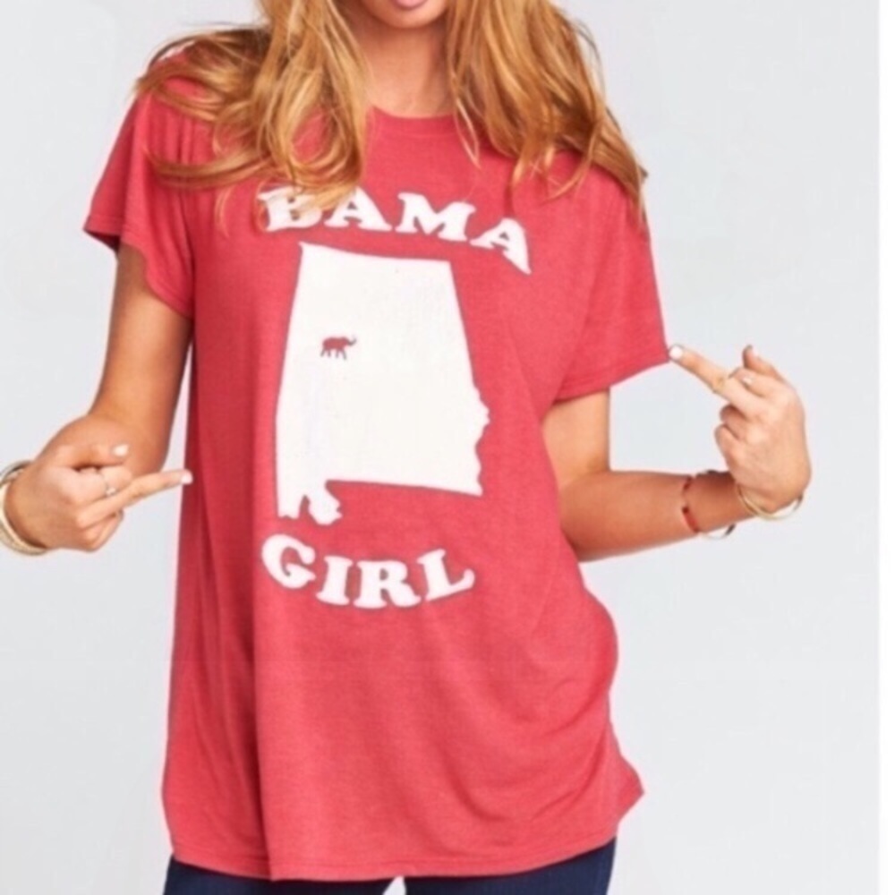 Show Me Your Mumu Bama Girl Tee Red Alabama Graphic Women’s XS - Picture 10 of 11
